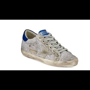 GOLDEN GOOSE Glitter Fabric Superstar Sneakers 39